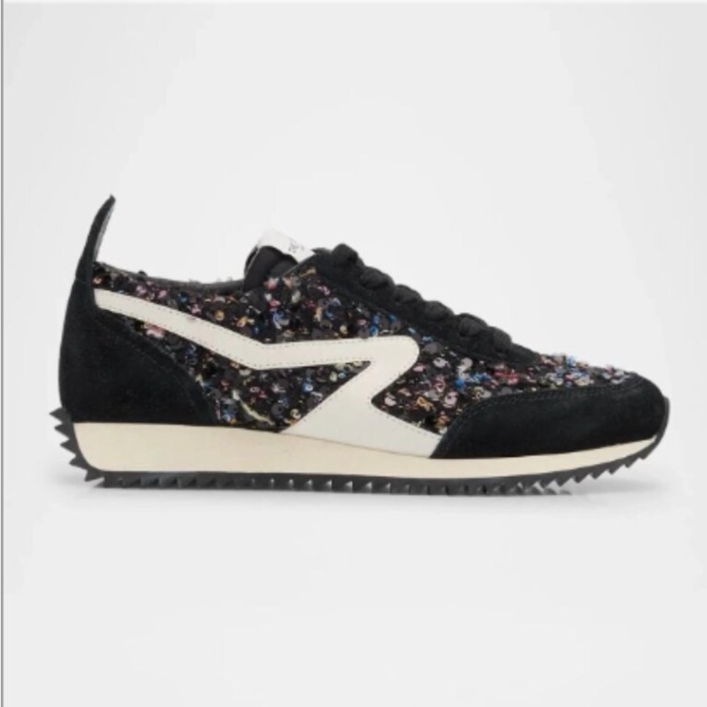 Rag & Bone Black and sequin Women's Sneakers
